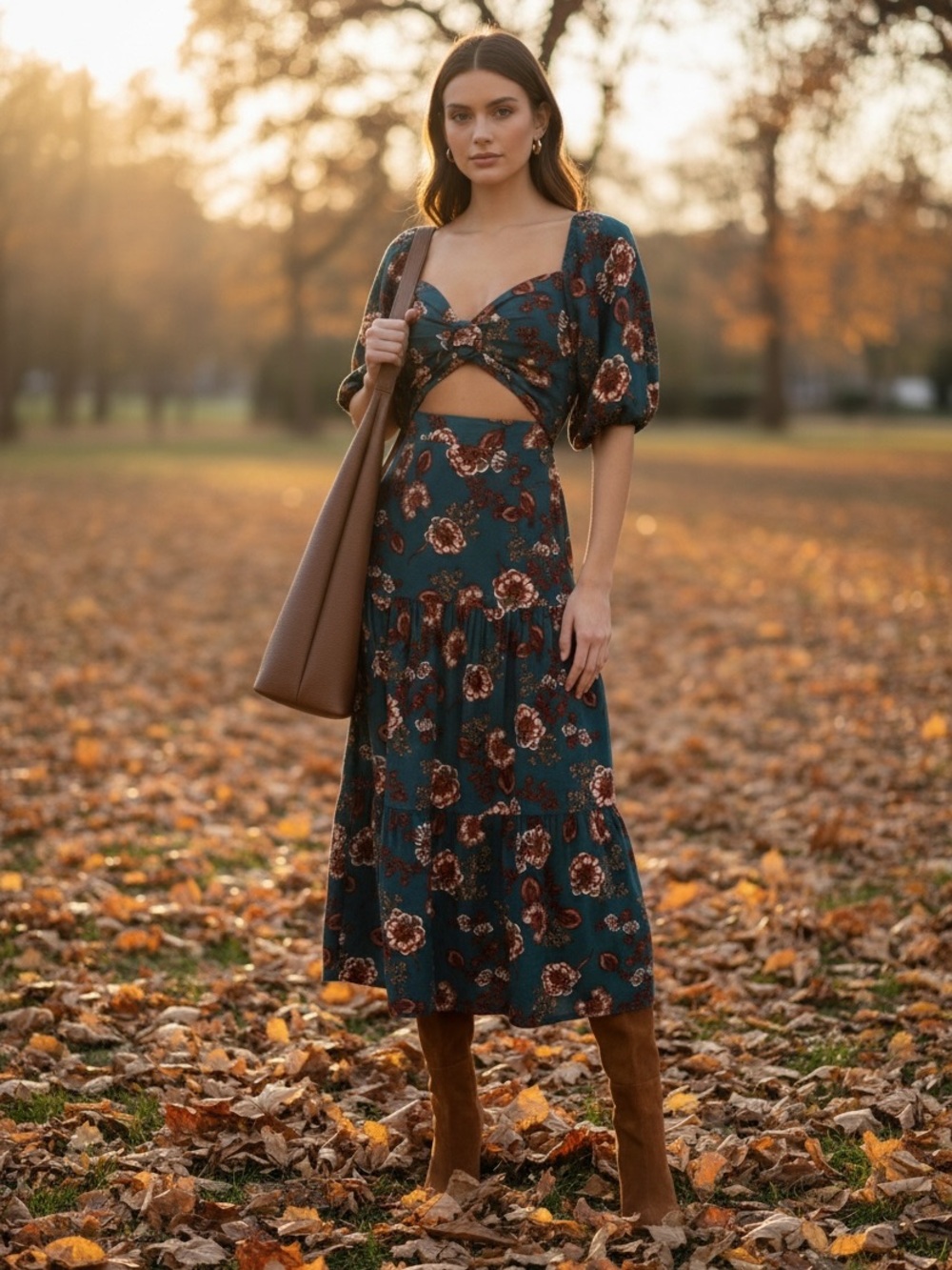 MINKPINK Olivia Midi Dress in multi-color Size XS